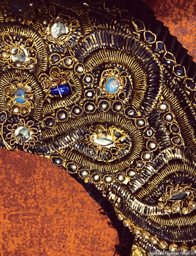 Невероятный!!!Кокошник кукольный антикварный (фото 5)