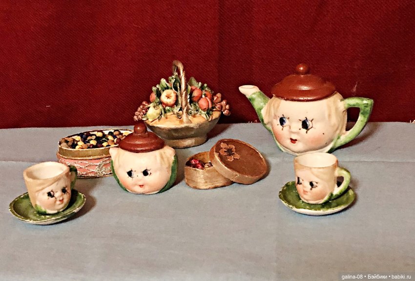 Антикварный чайный сервиз"Гуглик" (фото 5)