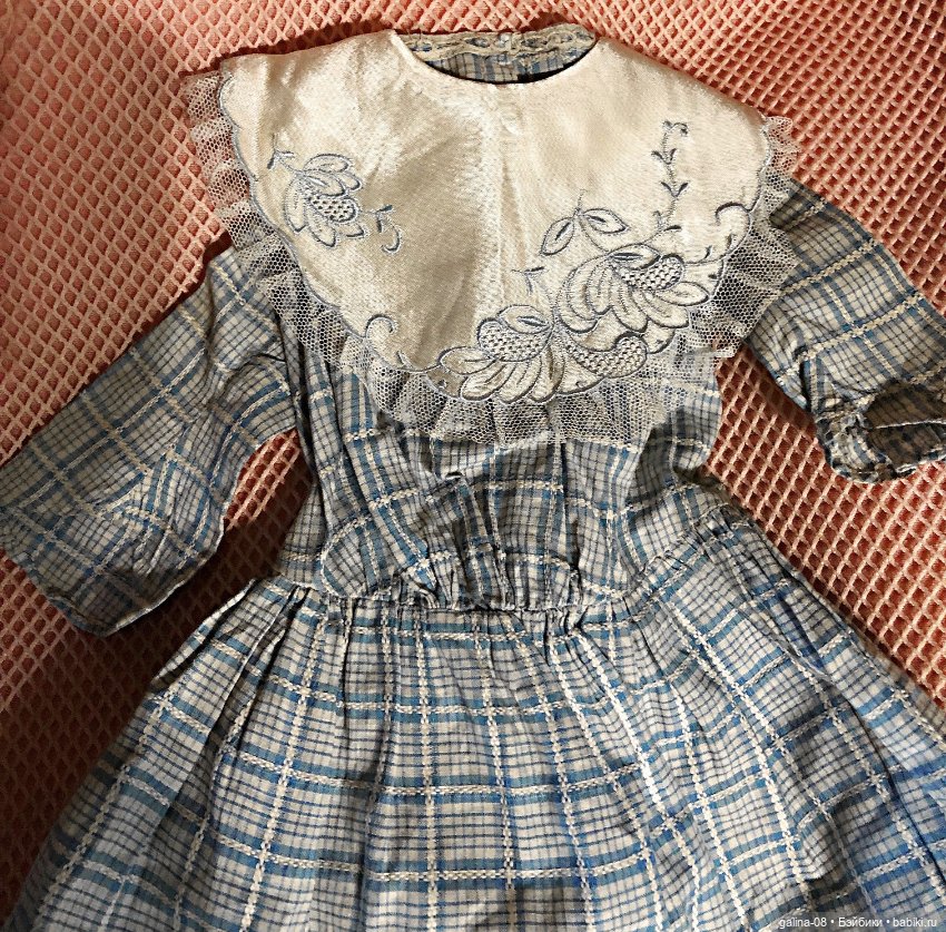 Антикварное кукольное платье (фото 3)