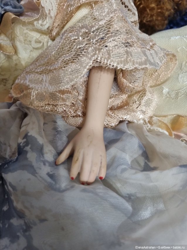 Кукла Большая Фарфор Коллекционная (фото 5)