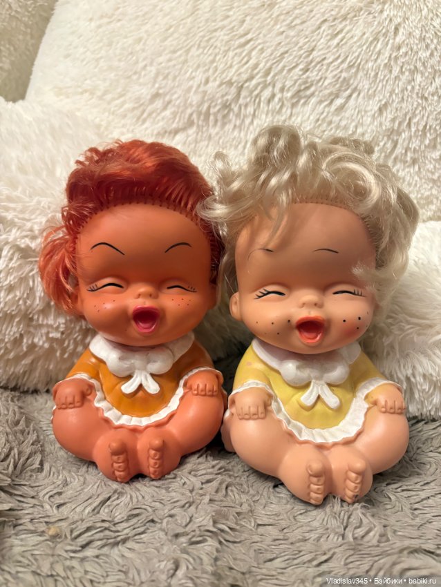 Резиновые игрушки разные — Винтажные куклы и игрушки детства (фото 3)