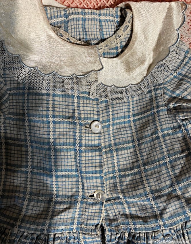 Антикварное кукольное платье (фото 4)