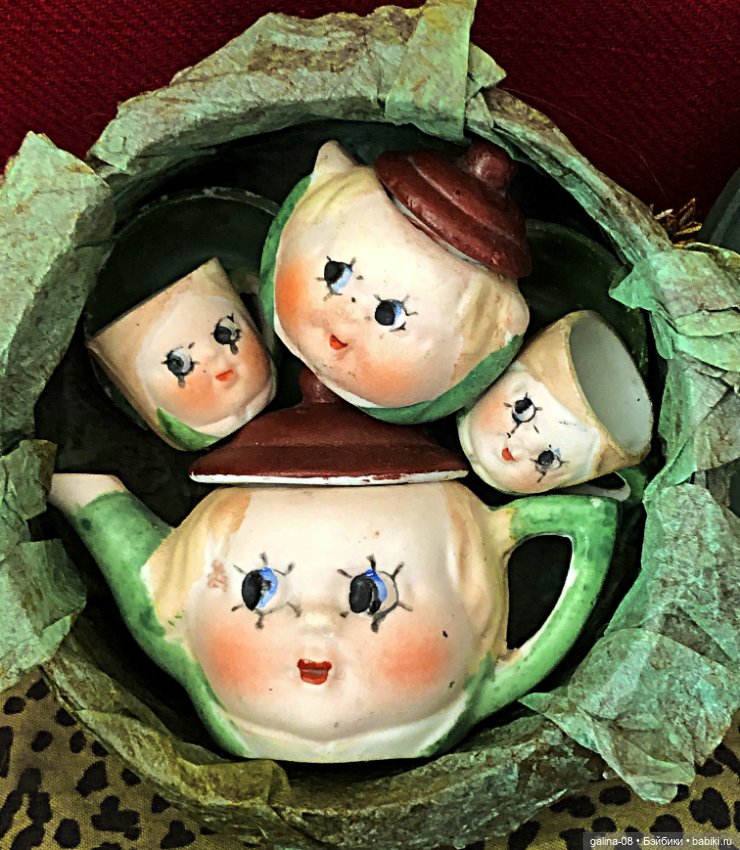 Антикварный чайный сервиз"Гуглик" (фото 3)