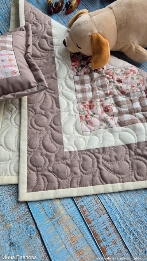 Лоскутный комплект для "Дивный сад" (фото 5)