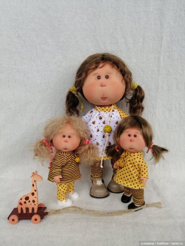 Три пироженки "Картошка". ООАК