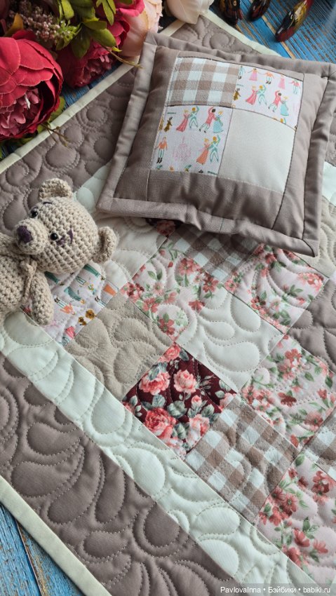 Лоскутный комплект для "Дивный сад" (фото 2)