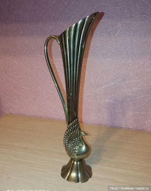 Кувшинчик вазочка павлин — Статуэтки