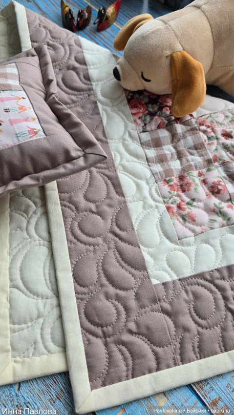 Лоскутный комплект для "Дивный сад" (фото 4)