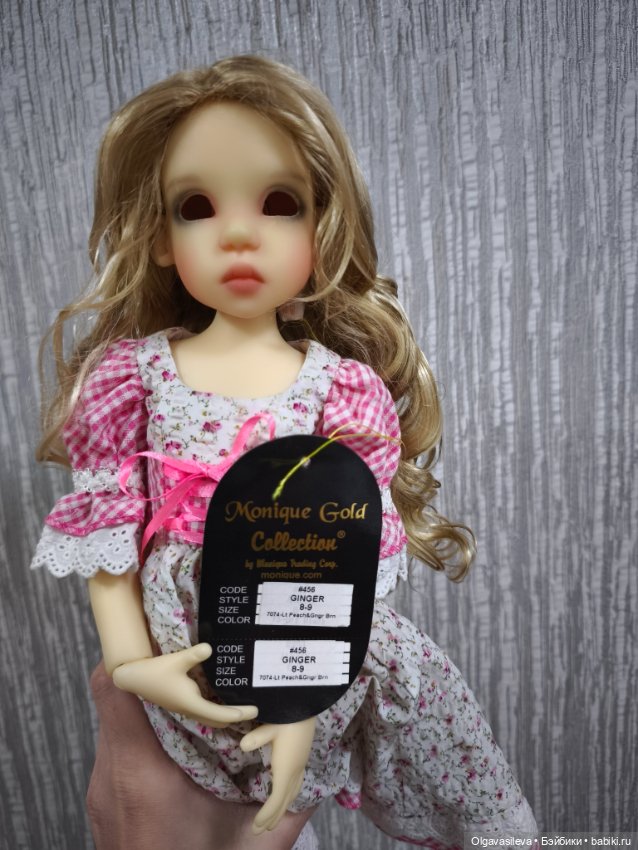 Парик Monique Gold 8-9 — Парики для BJD (фото 5)