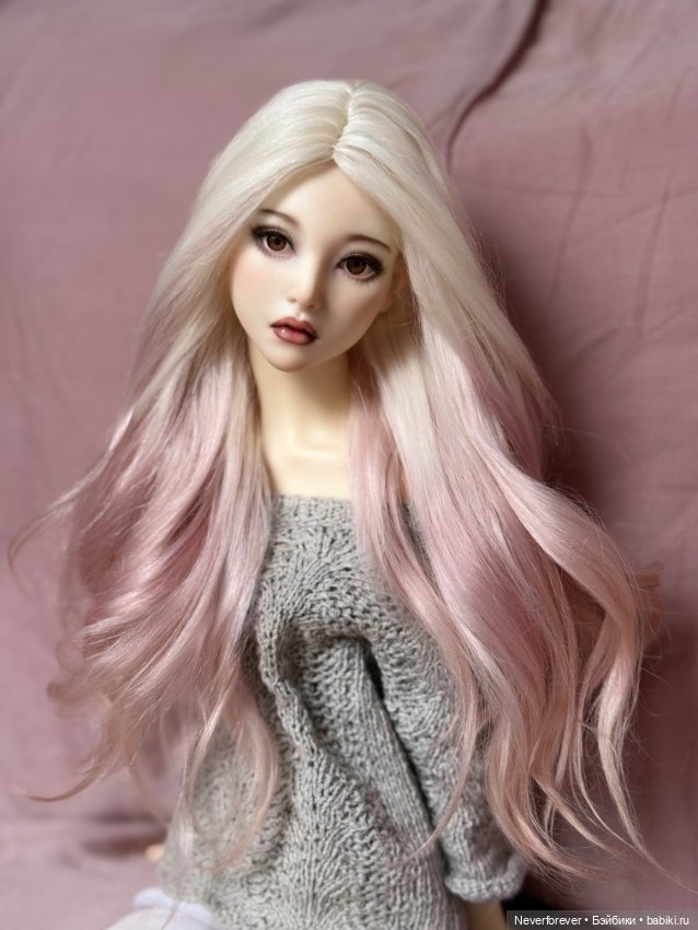 Парик 7’’-8’’ для msd — Парики для BJD (фото 7)