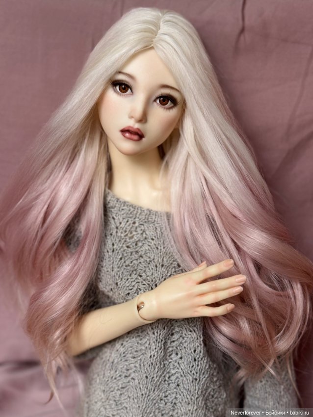 Парик 7’’-8’’ для msd — Парики для BJD (фото 6)
