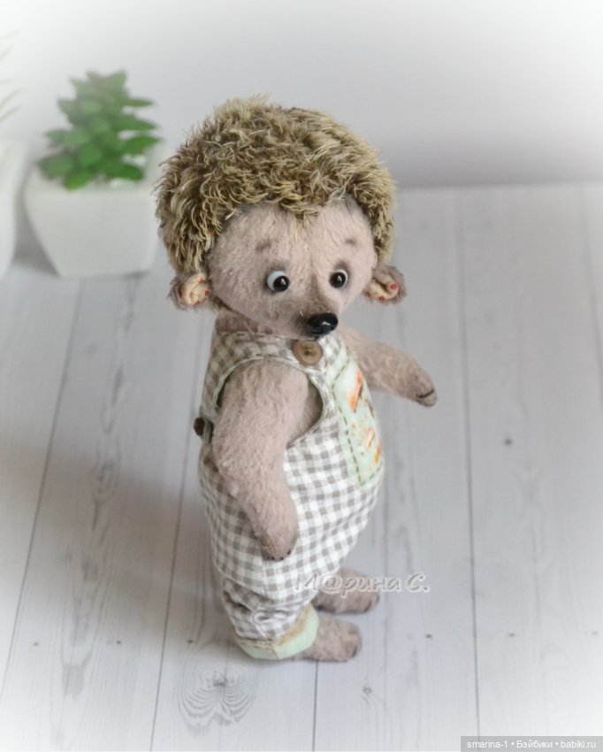 Ёжик Сеня — Авторские игрушки (фото 2)