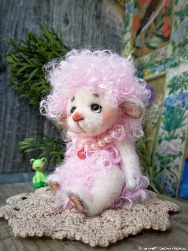 Овечка Роза — Авторские игрушки (фото 5)