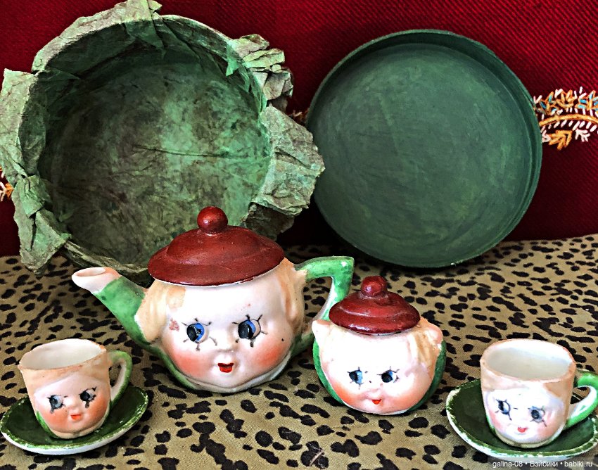 Антикварный чайный сервиз"Гуглик" (фото 4)