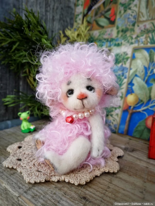 Овечка Роза — Авторские игрушки (фото 9)
