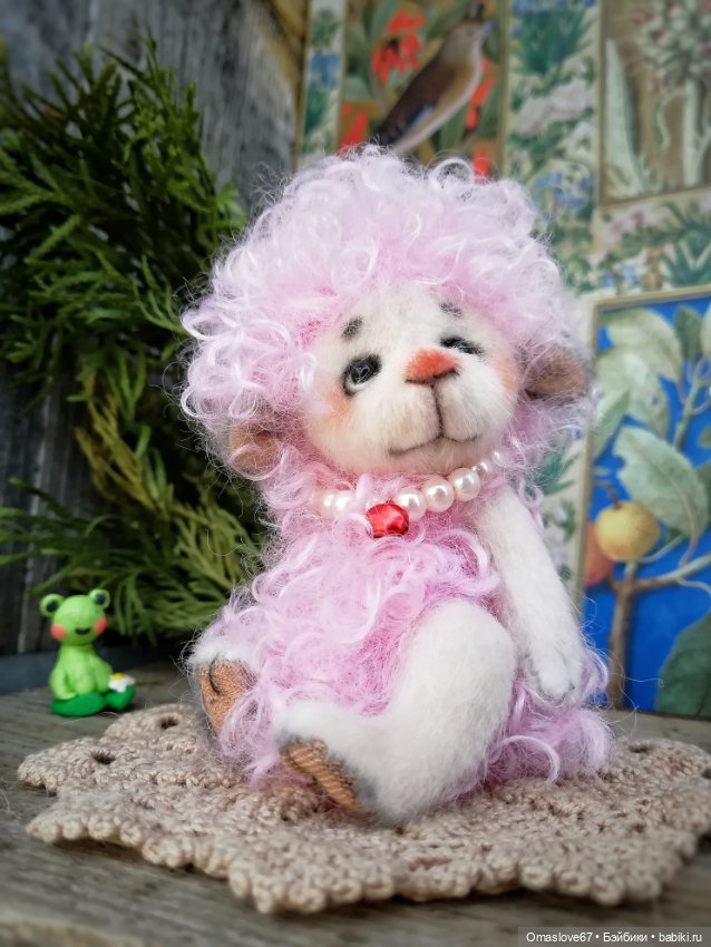 Овечка Роза — Авторские игрушки (фото 8)
