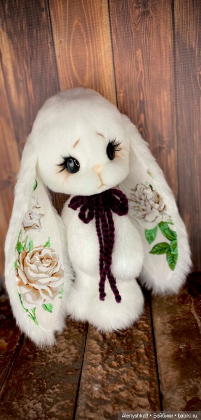 Зайка Белая Роза 💕 — Авторские игрушки (фото 7)