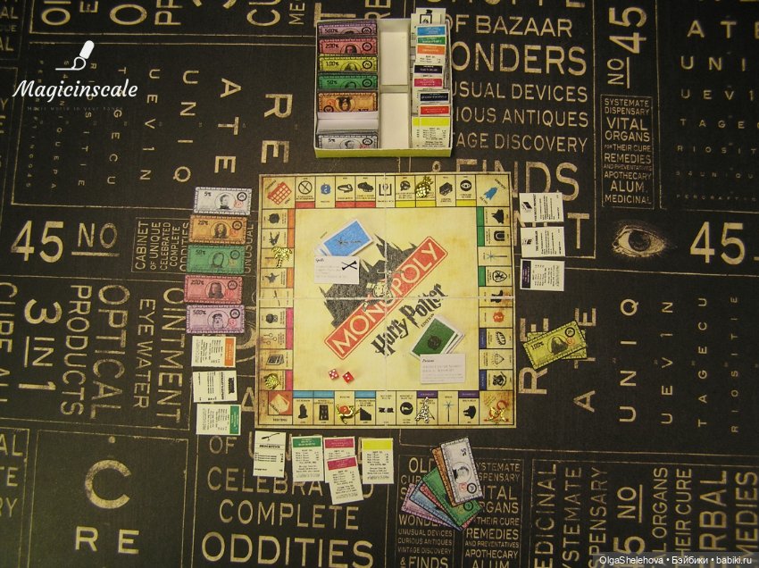 Миниатюрная монополия Гарри Поттер (фото 2)