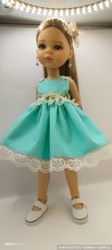 Платье для кукол Паола Рейна 32-34 см и им подобным (фото 8)