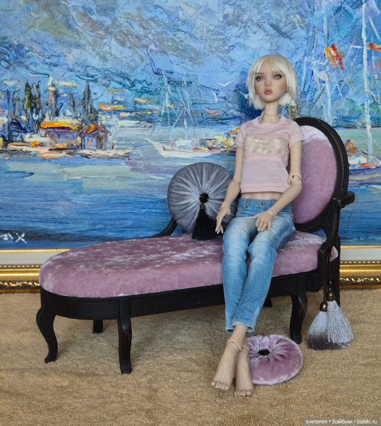 Софа для БЖД — Кукольная мебель (фото 5)