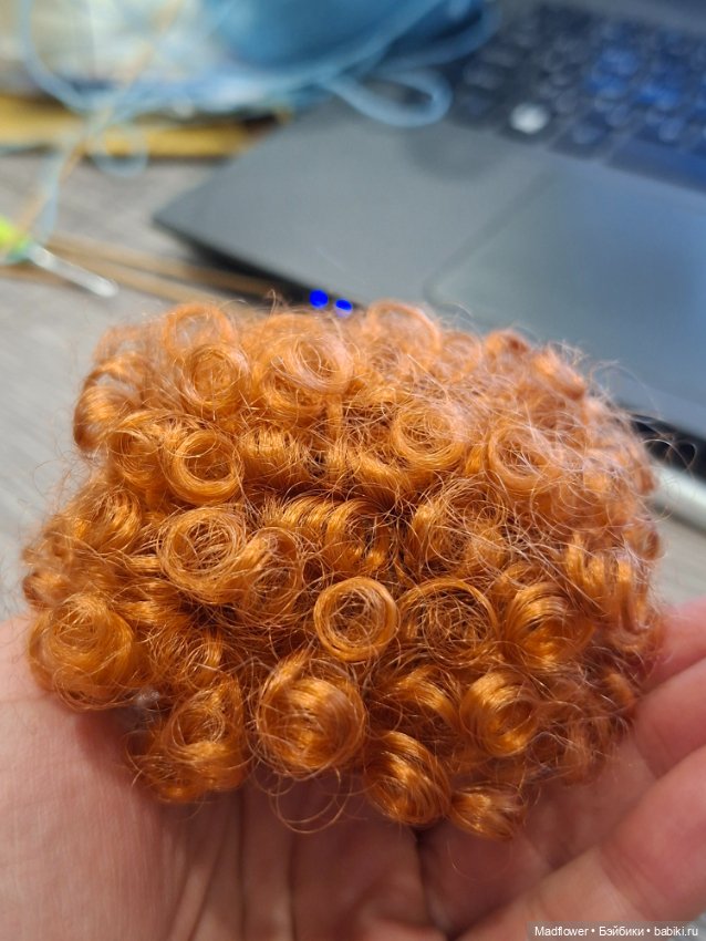 Парик Monique 5/6" — Парики для BJD (фото 3)