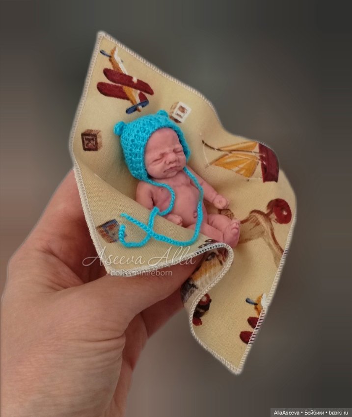 Силиконовый пупсик мальчик (фото 2)