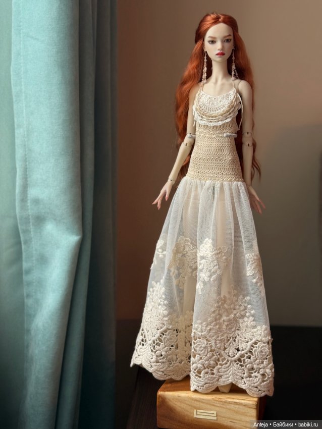 Платье для кукол Луценко на новом теле