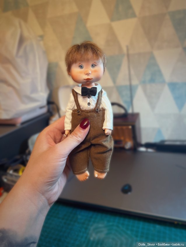 Авторская кукла мальчишка ручная работа (фото 4)