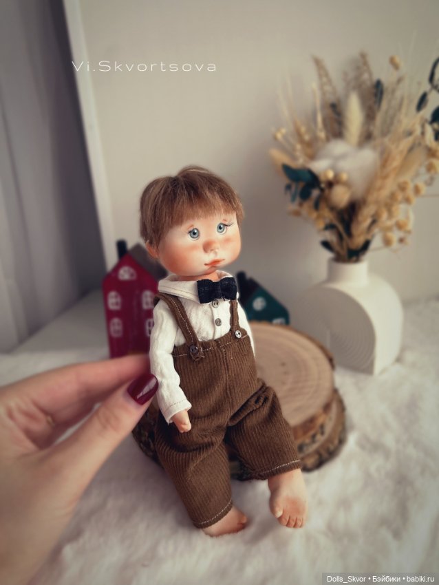Авторская кукла мальчишка ручная работа (фото 3)