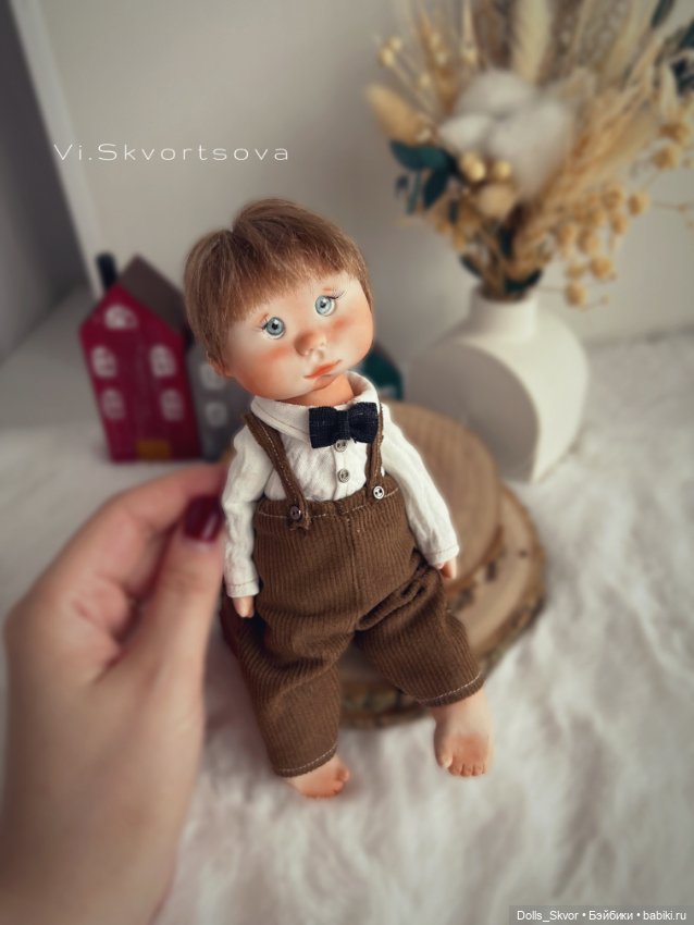 Авторская кукла мальчишка ручная работа (фото 2)