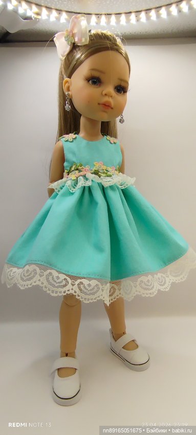Платье для кукол Паола Рейна 32-34 см и им подобным (фото 5)