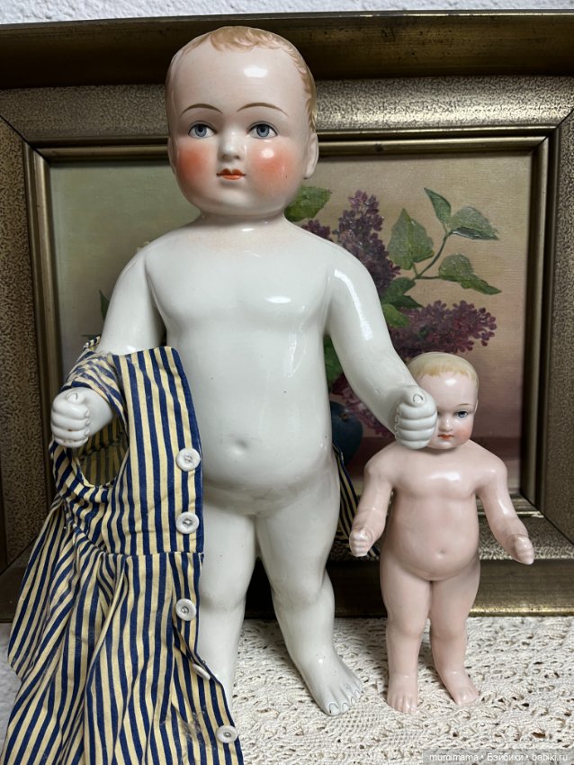 2 куклы Frozen Charlotte 1880 рост 40 и 22 см (фото 10)