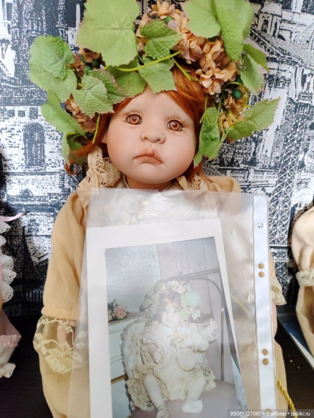 Кукла фарфоровая Linda Valentino Mishel