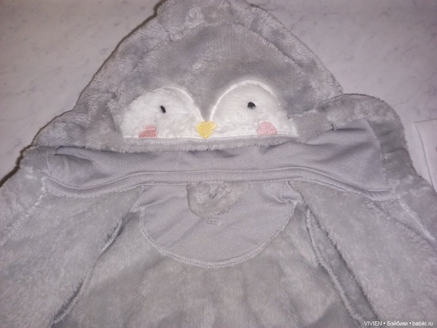 Халатик для куклы мальчика с пингвином (фото 8)