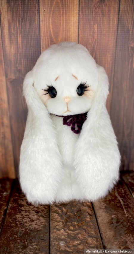 Зайка Белая Роза 💕 — Авторские игрушки (фото 2)