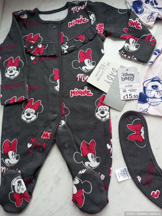 Лот одежды для куклы девочки 4 Минни Маус (фото 6)