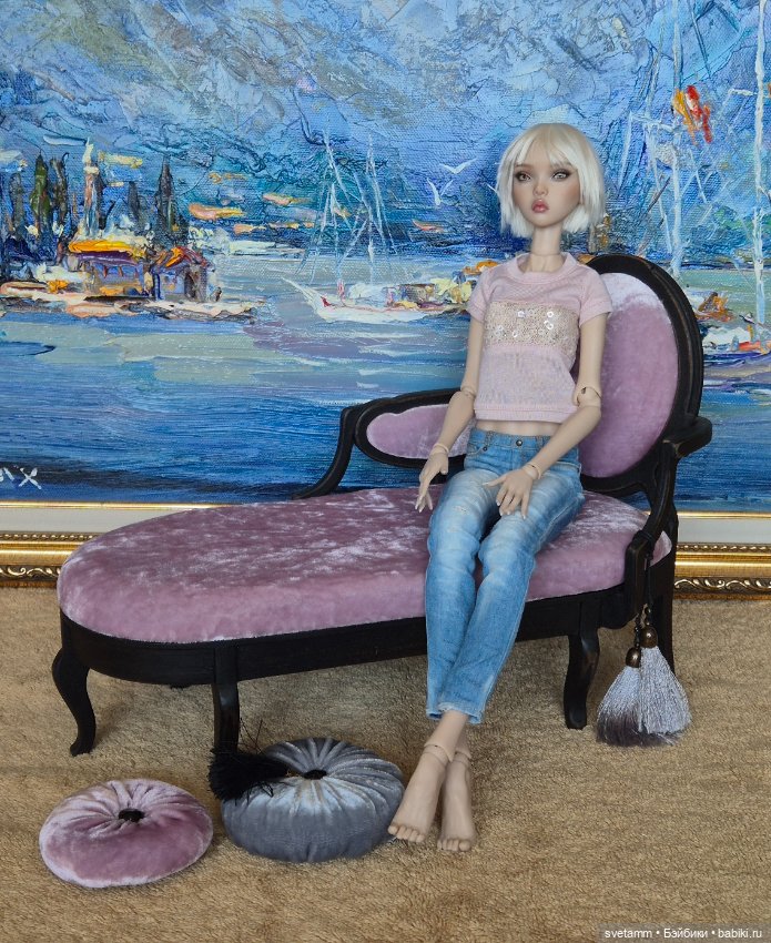 Софа для БЖД — Кукольная мебель (фото 4)