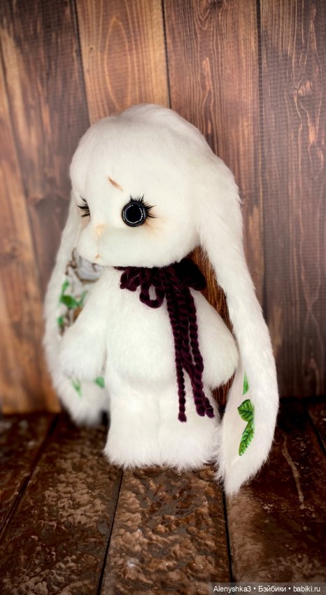Зайка Белая Роза 💕 — Авторские игрушки (фото 6)