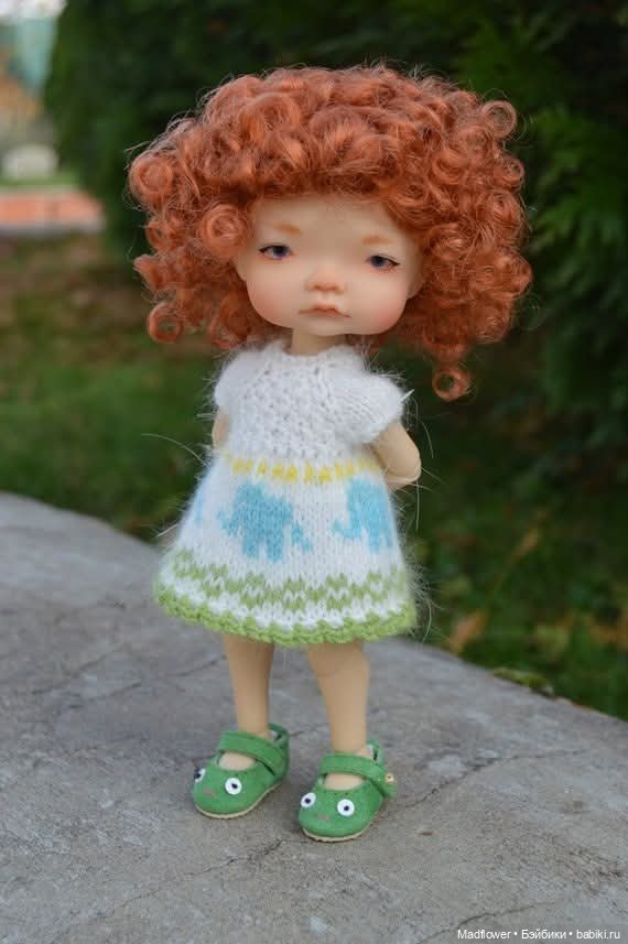 Парик Monique 5/6" — Парики для BJD (фото 6)