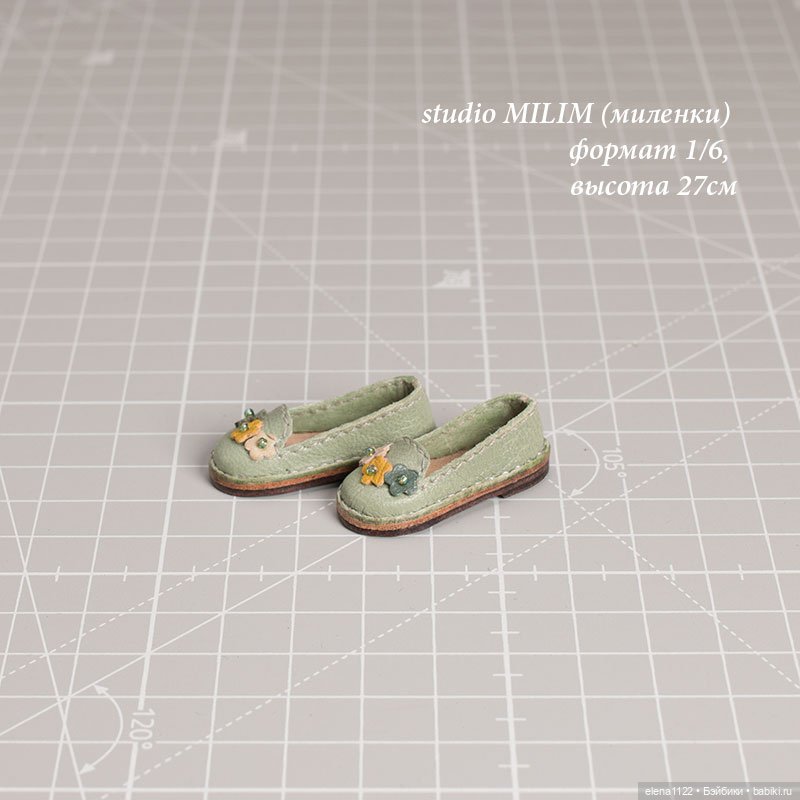 Лоферы для studio MILIM (миленки) формат 1/6, высота 27см (фото 2)