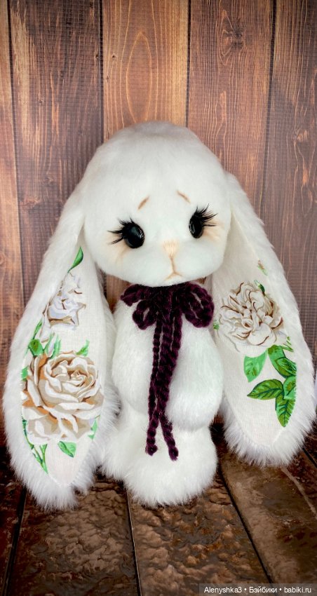 Зайка Белая Роза 💕 — Авторские игрушки (фото 8)