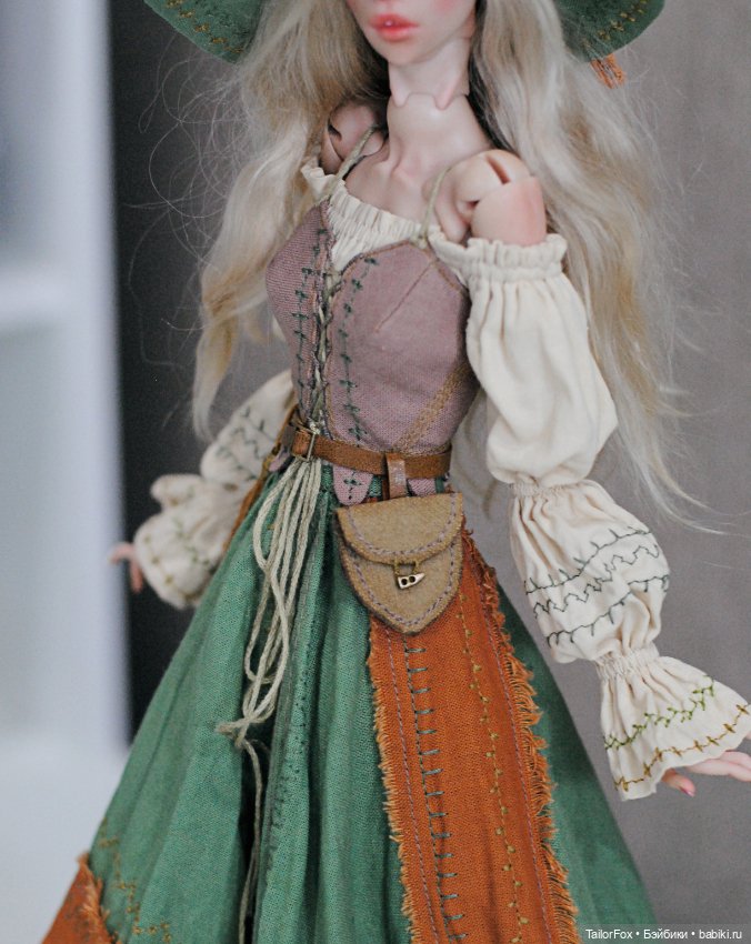 Комплект "Ведьма" для авторской БЖД куклы Химера (Chimera doll) и др кукол формата 1/4 (фото 6)