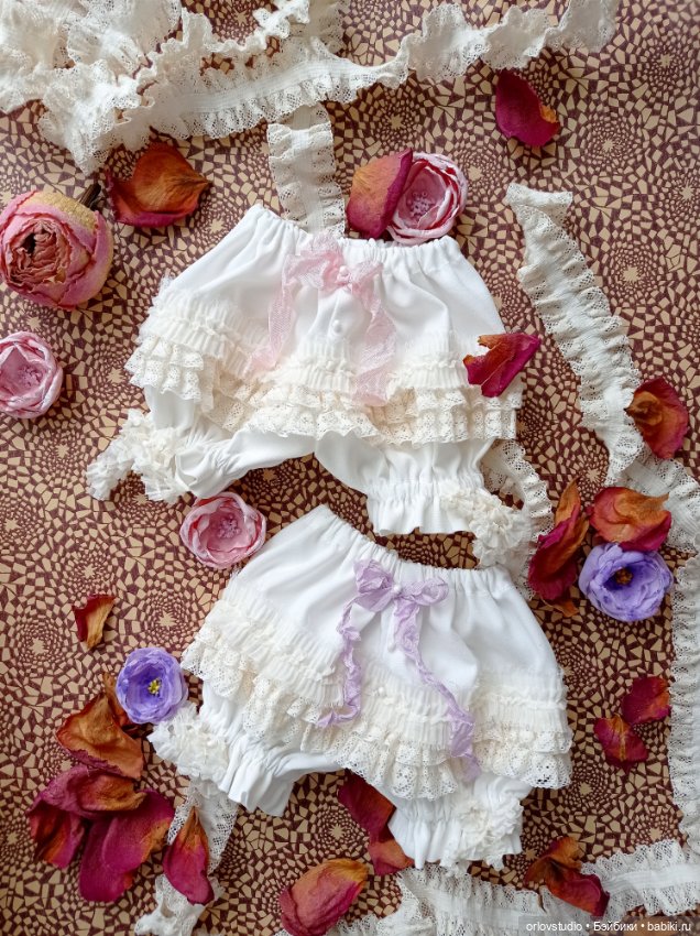 💜Панталоны шебби-шик для Готц/Zwergnase💜 (фото 3)