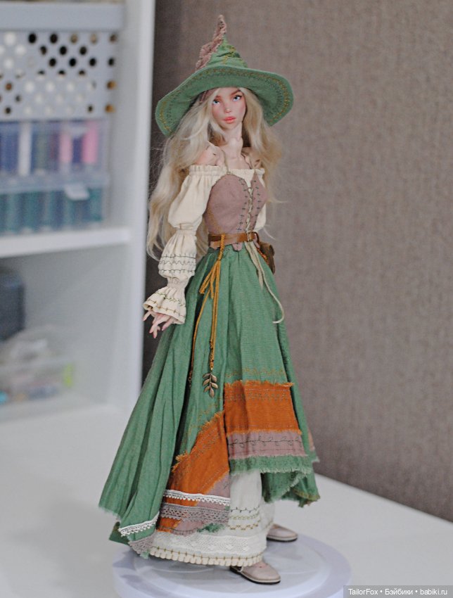 Комплект "Ведьма" для авторской БЖД куклы Химера (Chimera doll) и др кукол формата 1/4 (фото 2)