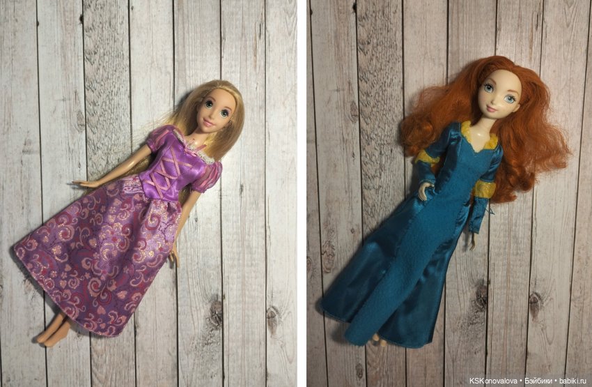 Куклы Принцессы Mattel (Мерида/Рапунцель)