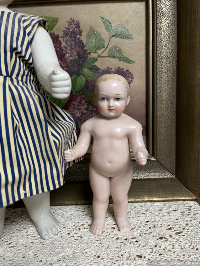 2 куклы Frozen Charlotte 1880 рост 40 и 22 см (фото 4)