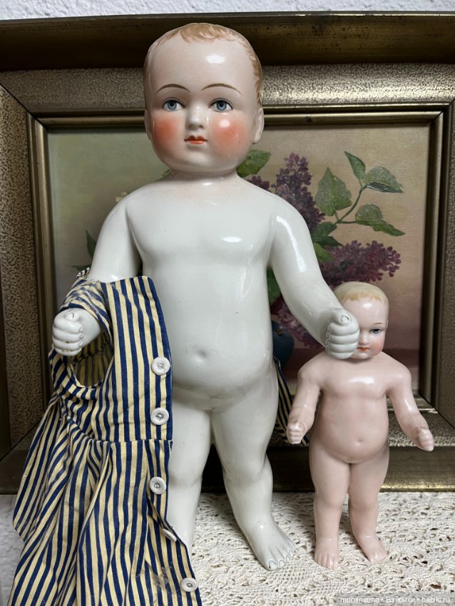 2 куклы Frozen Charlotte 1880 рост 40 и 22 см