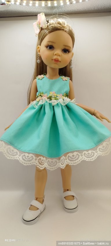 Платье для кукол Паола Рейна 32-34 см и им подобным (фото 2)
