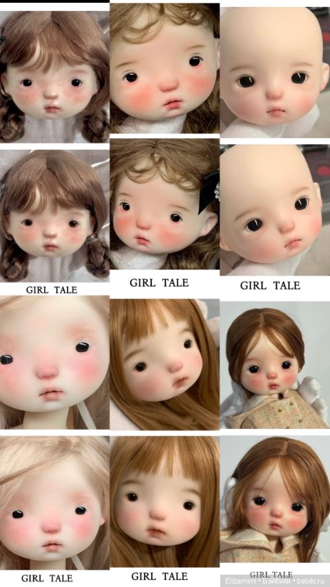 Голова от Girl's story — Шарнирные куклы (не BJD) (фото 5)