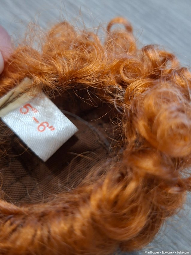 Парик Monique 5/6" — Парики для BJD (фото 5)